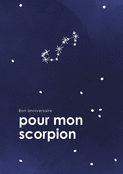 Célébration étoilée pour mon Scorpion